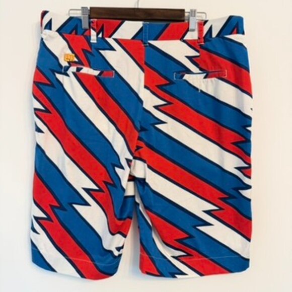 ✨ LOUDMOUTH Bold Zig-Zag Golf Shorts ✨ - Picture 4 of 4